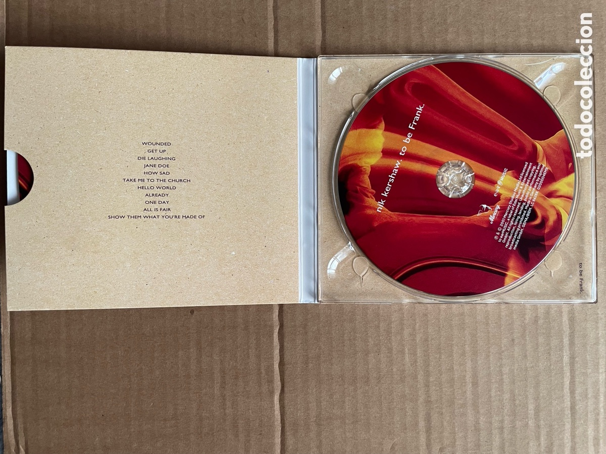 CDs de m&uacute;sica: Nik Kershaw - To be Frank / CD - Foto 4