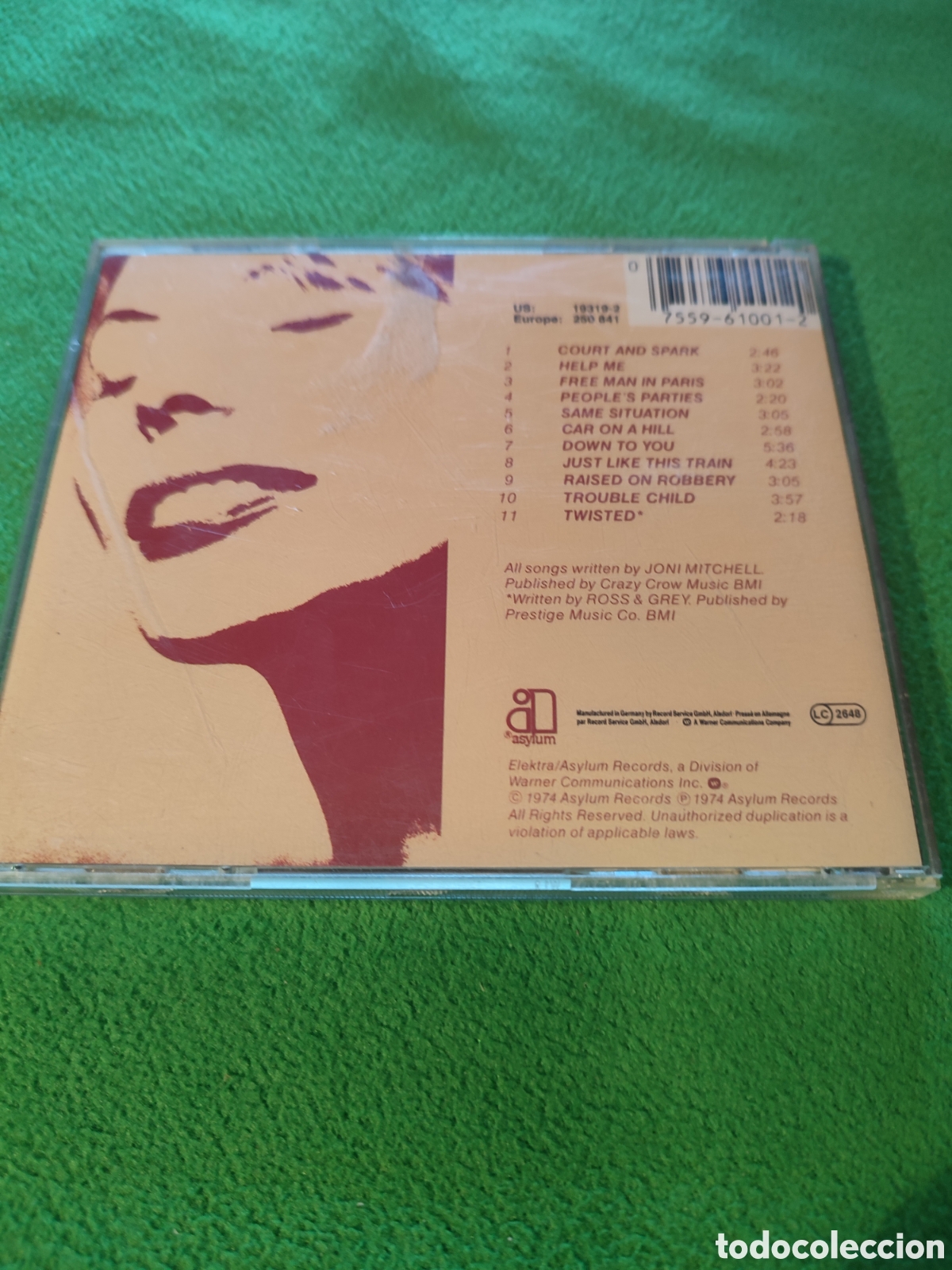 CDs de m&uacute;sica: Joni Mitchell - Court and spark - Foto 3