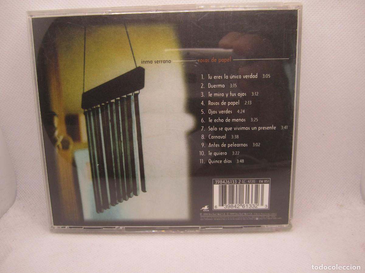CDs de m&uacute;sica: cd inma serrano rosas de papel - Foto 2