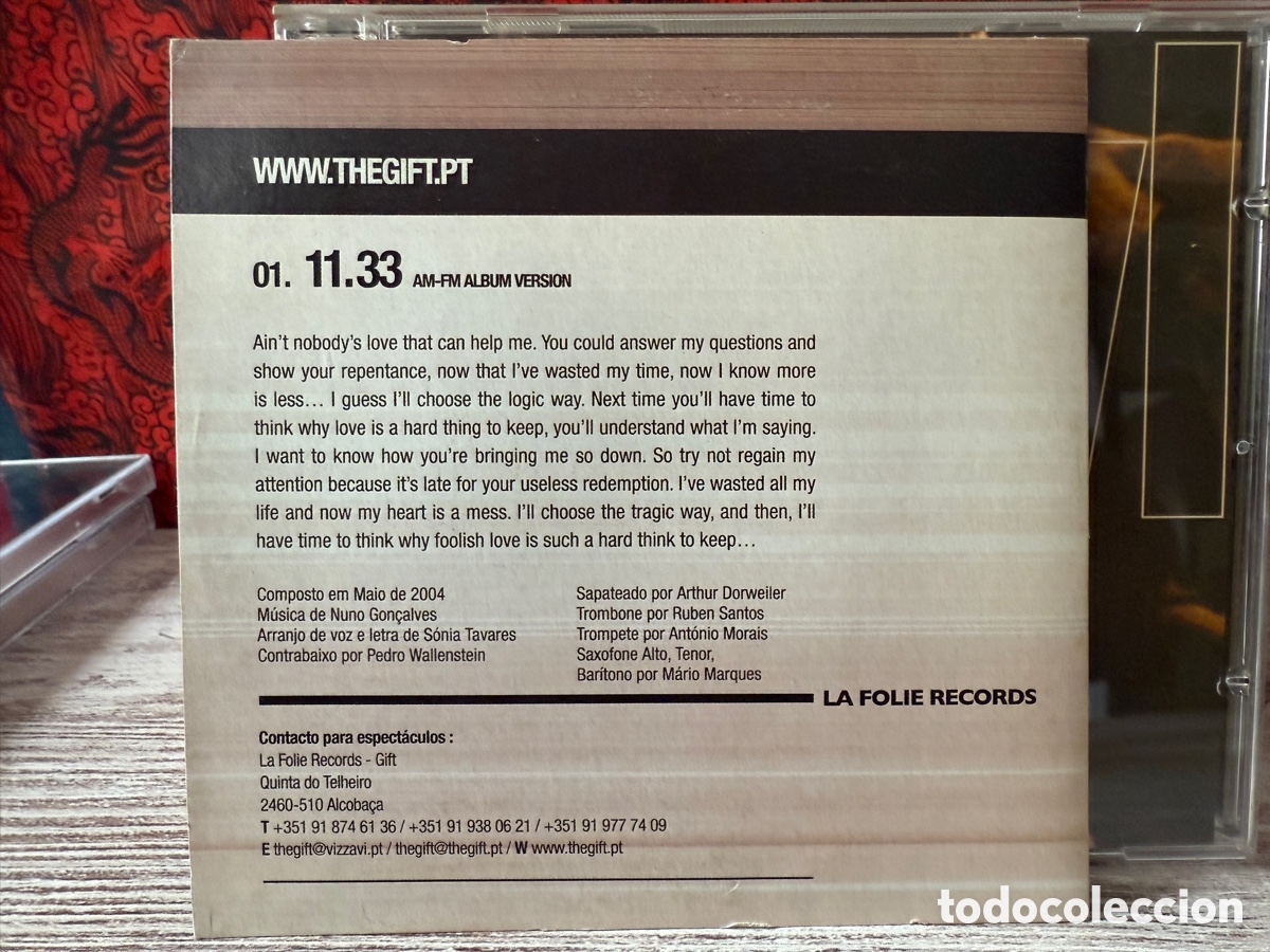 CDs de m&uacute;sica: The Gift - 11:33 (CD, Single) - Foto 2