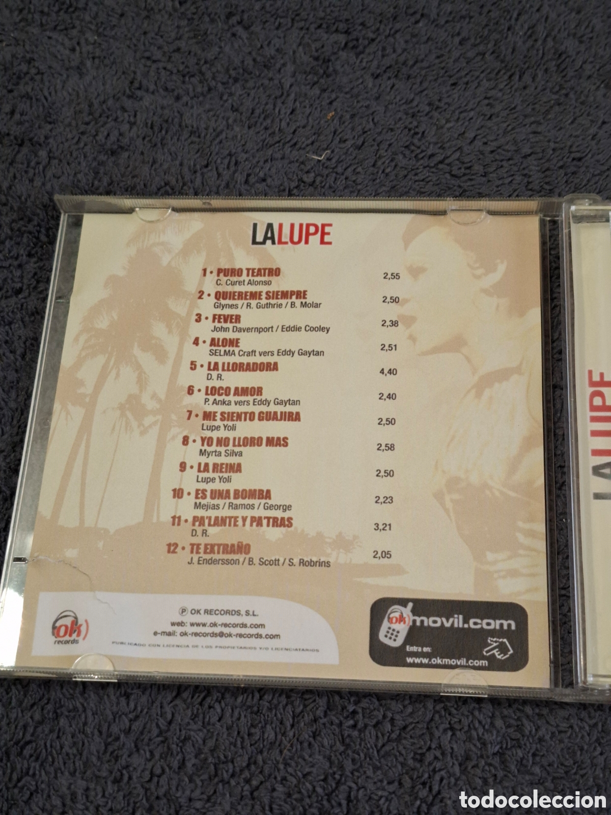 CDs de m&uacute;sica: CD45. La L&oacute;pez, Ok Records 2005. - Foto 3