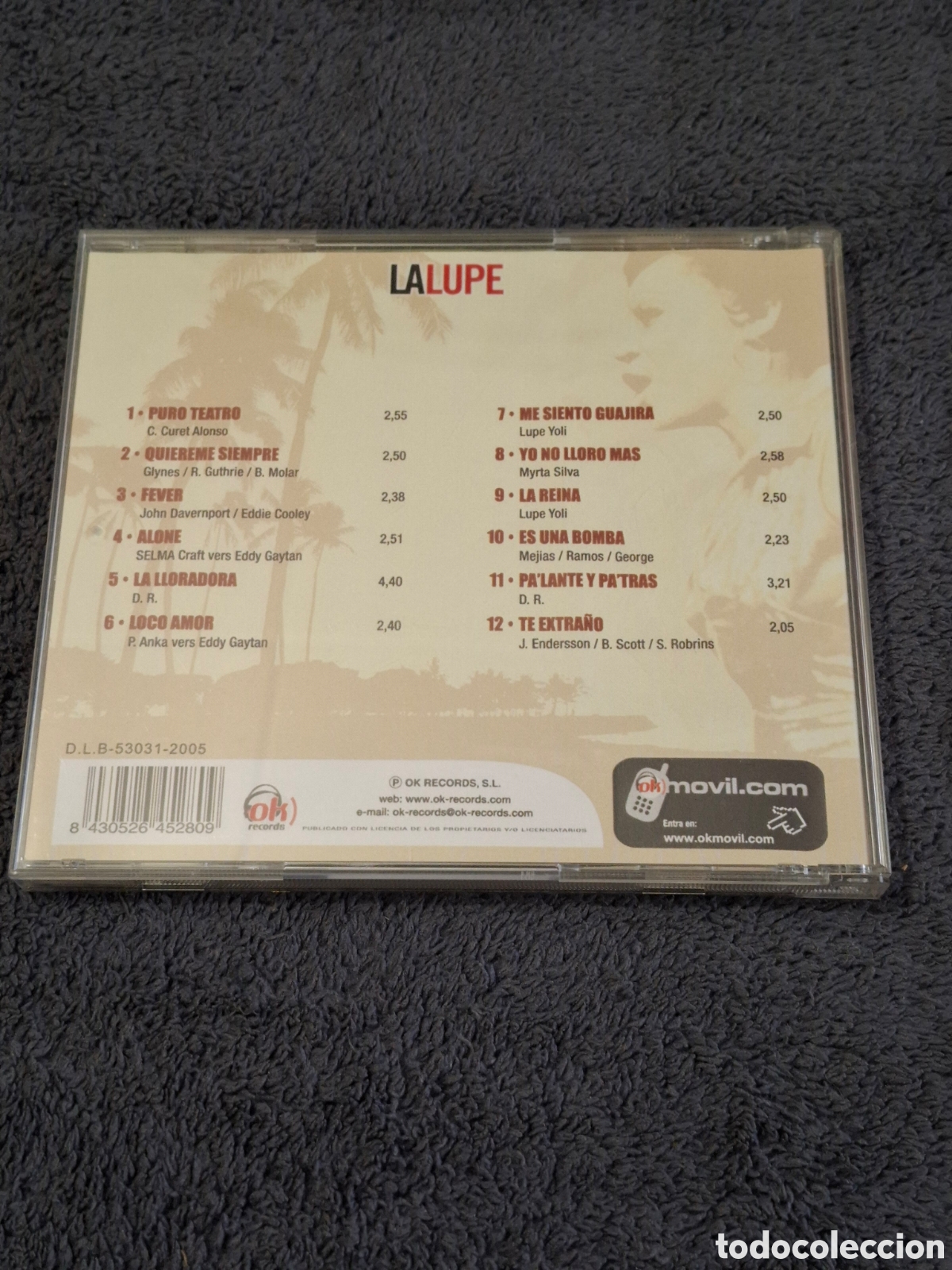 CDs de m&uacute;sica: CD45. La L&oacute;pez, Ok Records 2005. - Foto 4
