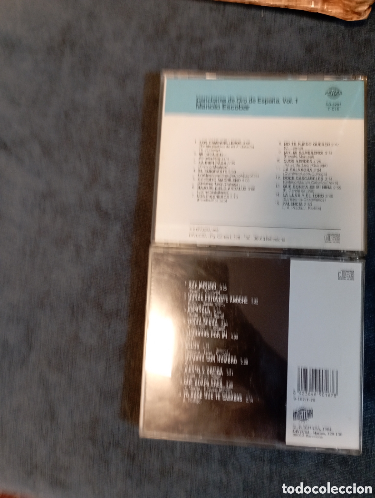 CDs de m&uacute;sica: Pack de dos CDs Manolo Escobar y Antonio Molina - Foto 2