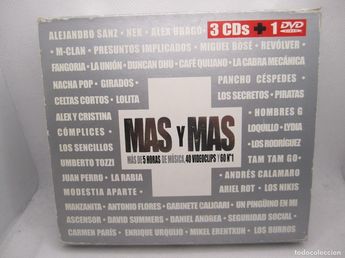 CDs de m&uacute;sica: lote 3 cd+dvd mas y mas - Foto 1