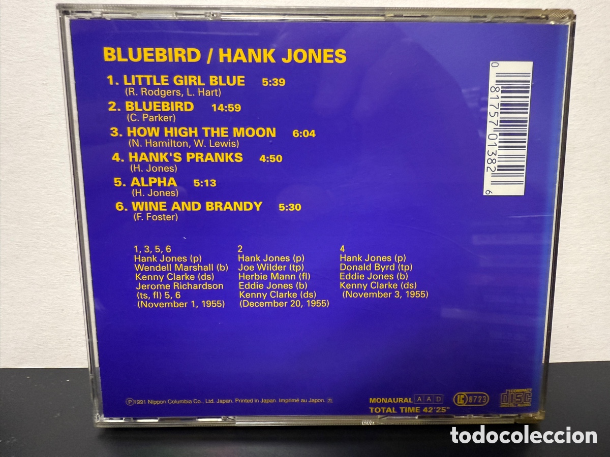 CDs de m&uacute;sica: Hank Jones - Bluebird (CD) - Foto 2