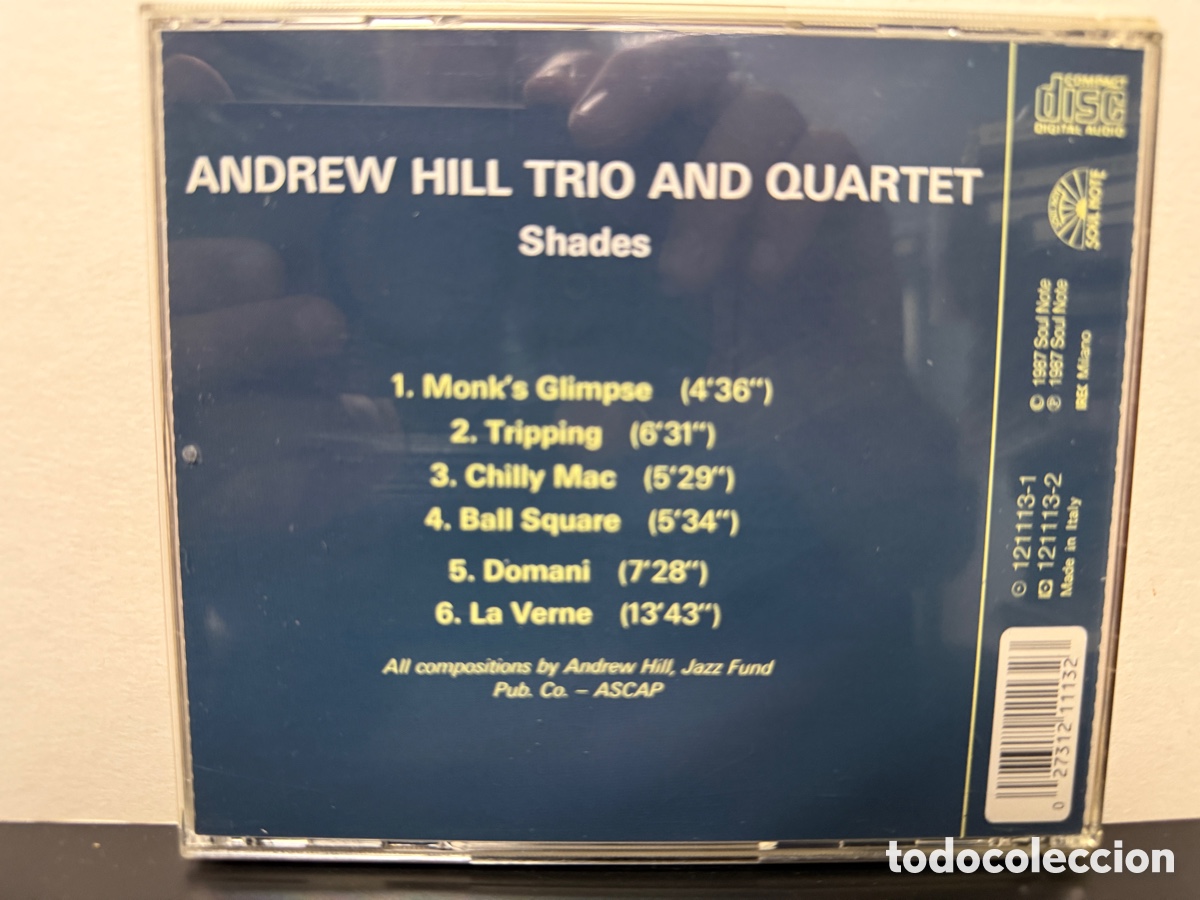 CDs de m&uacute;sica: Andrew Hill - Shades (CD) - Foto 2