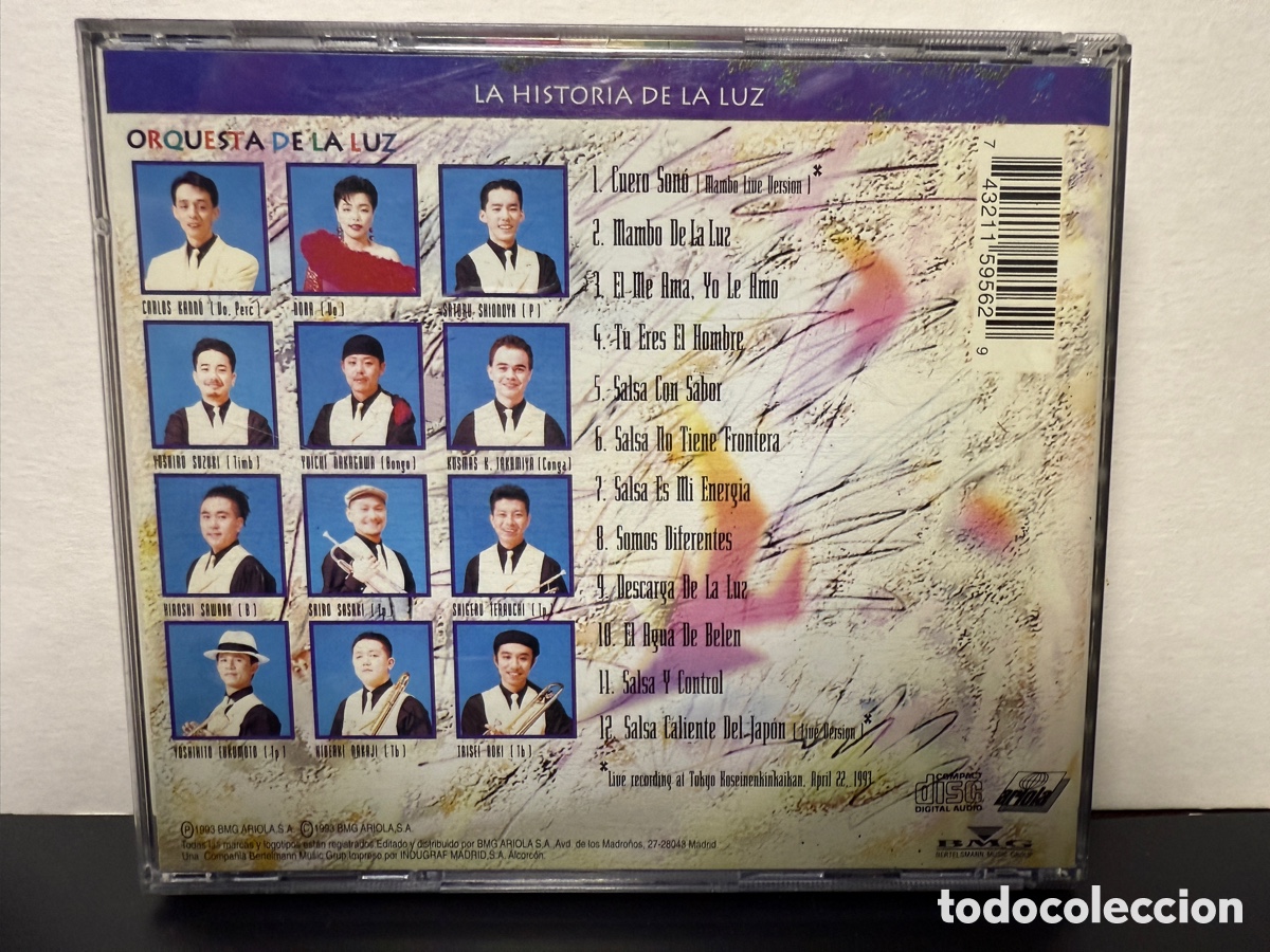 CDs de m&uacute;sica: Orquesta De La Luz - Historia De La Luz (CD) - Foto 2