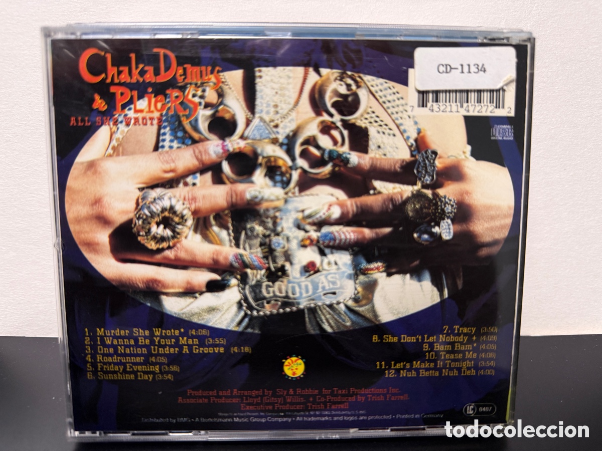 CDs de m&uacute;sica: Chaka Demus & Pliers - All She Wrote (CD) - Foto 2