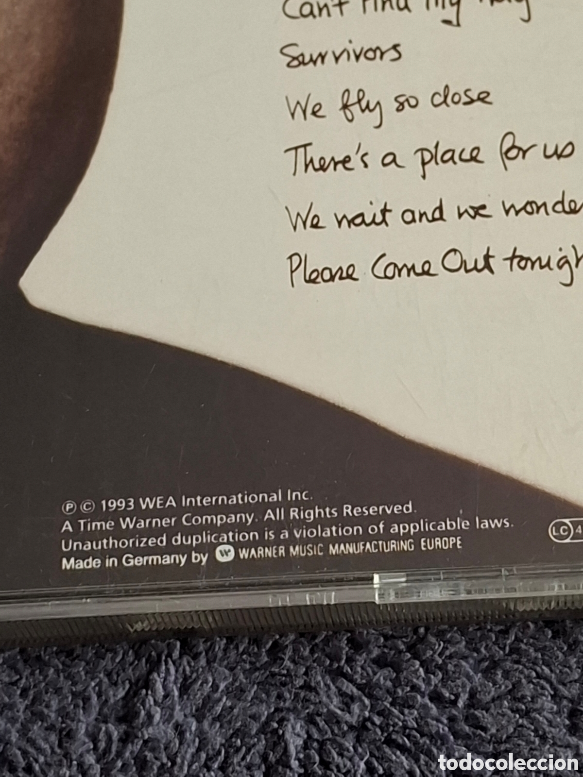 CDs de m&uacute;sica: CD46. Phil Collins - Both Sides, Wea, 1993. - Foto 6