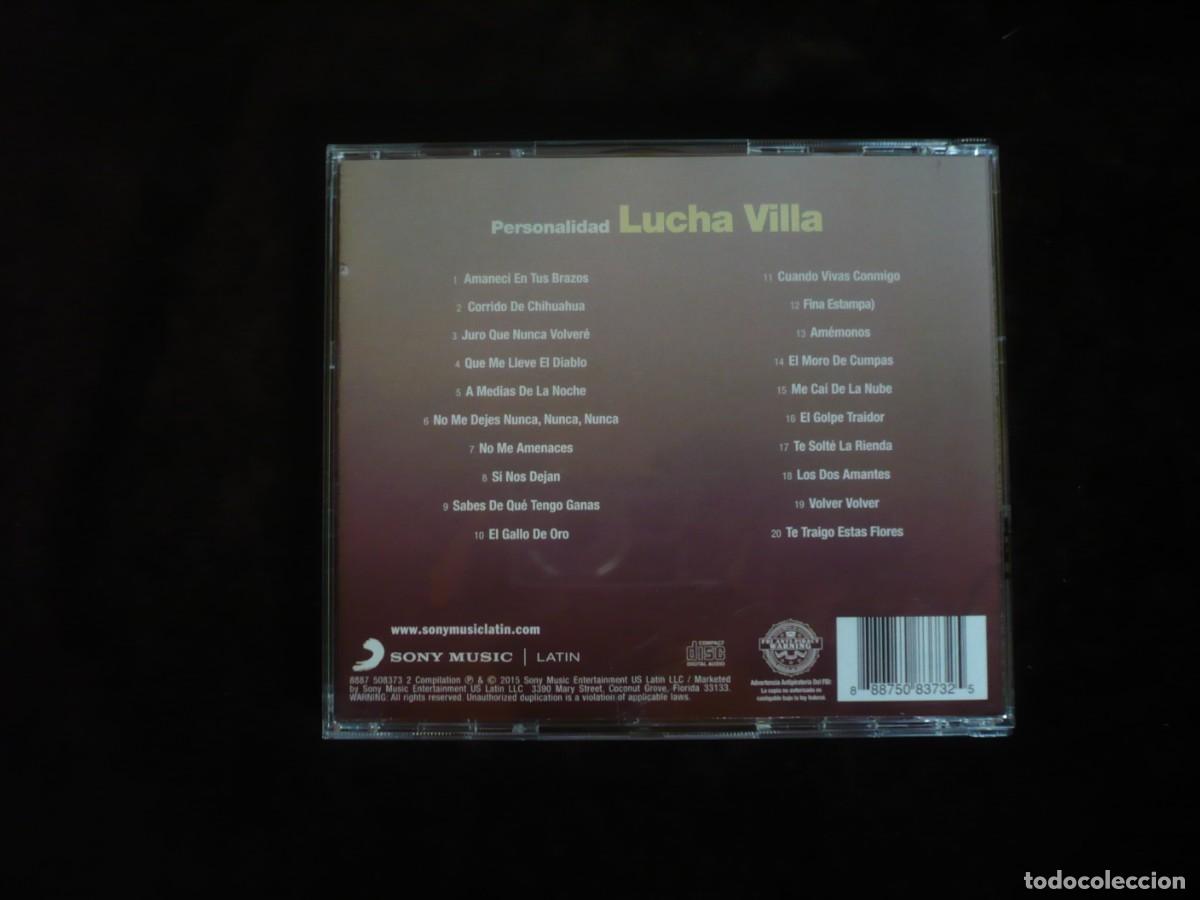 CDs de m&uacute;sica: lucha villa - personalidad - cd como nuevo - Foto 2
