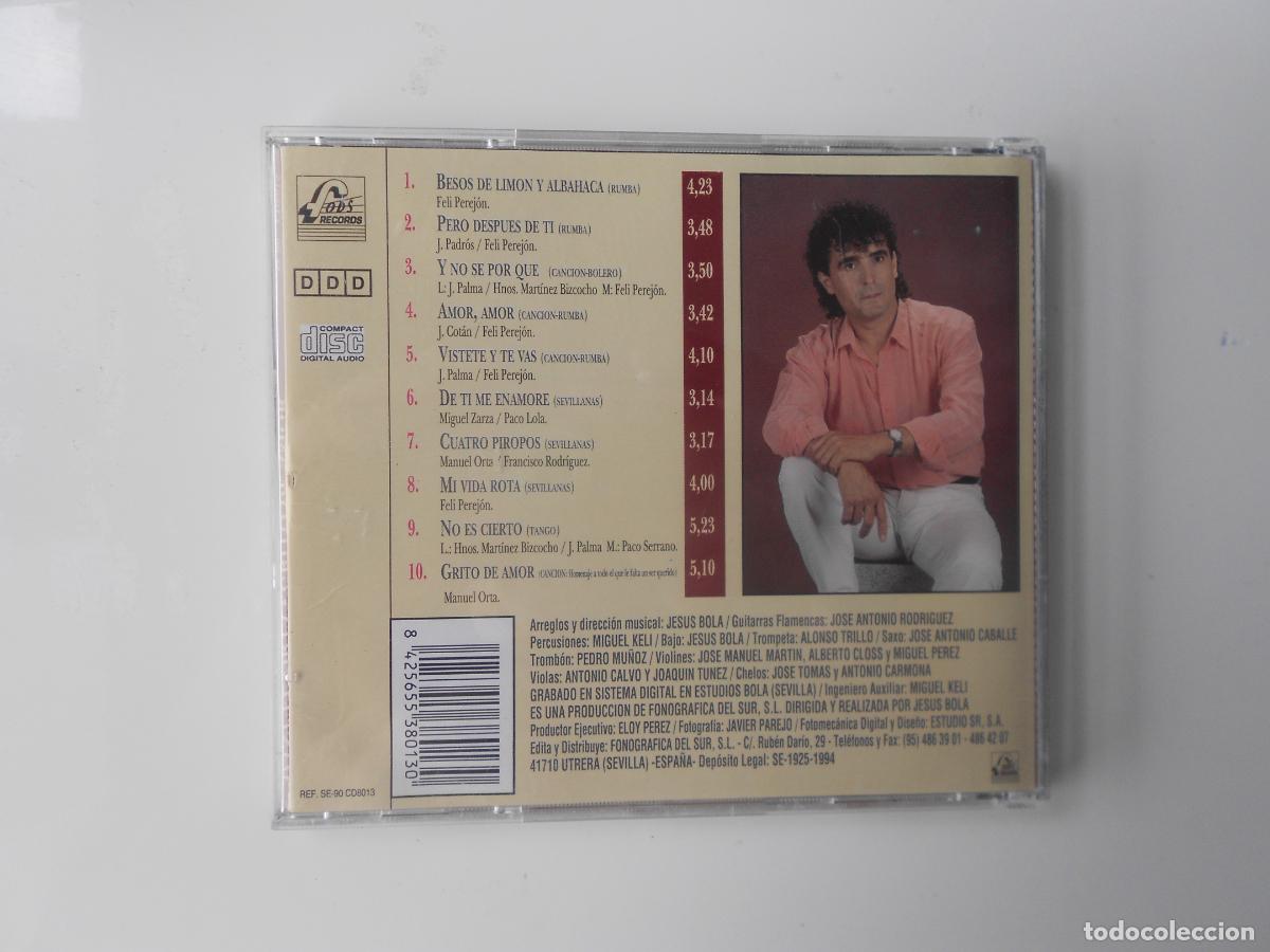 CDs de m&uacute;sica: MANUEL ORTA - GRITO DE AMOR - CD 1994 - Foto 3