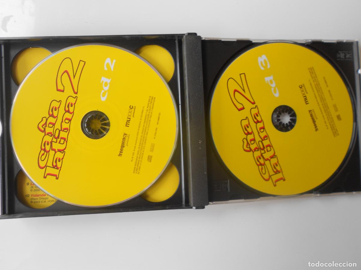 CDs de m&uacute;sica: CA&Ntilde;A LATINA 2 - LOS 51 EXITOS DEL A&Ntilde;O 2002 - 3 CD,S - Foto 3