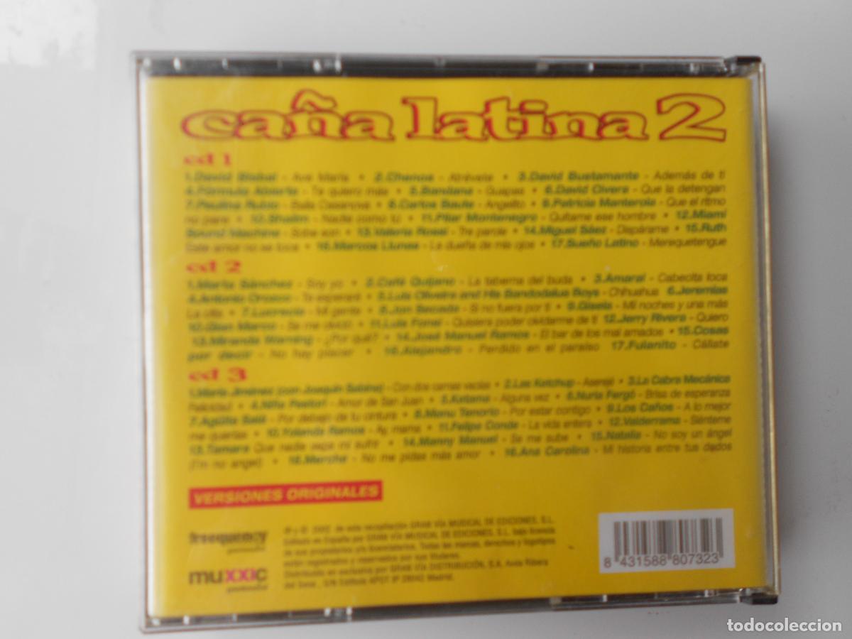CDs de m&uacute;sica: CA&Ntilde;A LATINA 2 - LOS 51 EXITOS DEL A&Ntilde;O 2002 - 3 CD,S - Foto 4