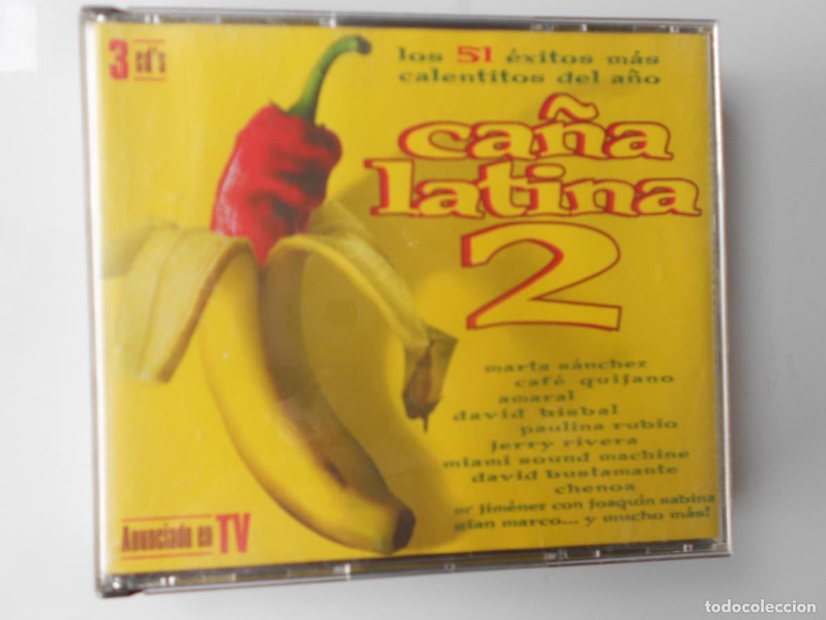 CDs de m&uacute;sica: CA&Ntilde;A LATINA 2 - LOS 51 EXITOS DEL A&Ntilde;O 2002 - 3 CD,S - Foto 1