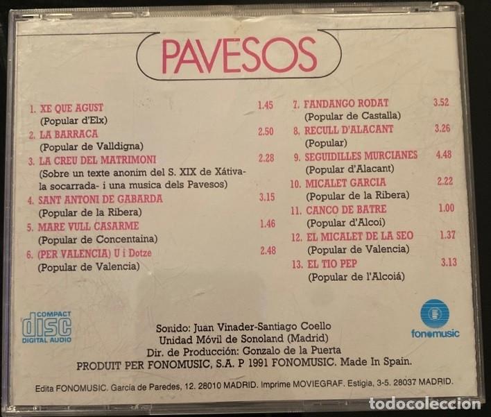 CDs de m&uacute;sica: Pavesos - A La Nostra Gent - Foto 2