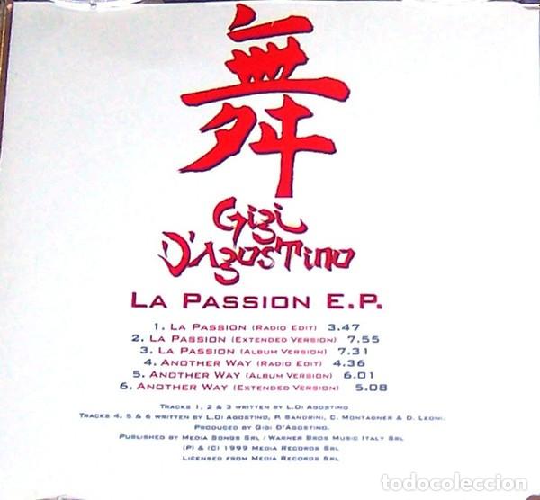 CDs de m&uacute;sica: Gigi D&rsquo;Agostino &ndash; La Passion E.P. - CD - Foto 2