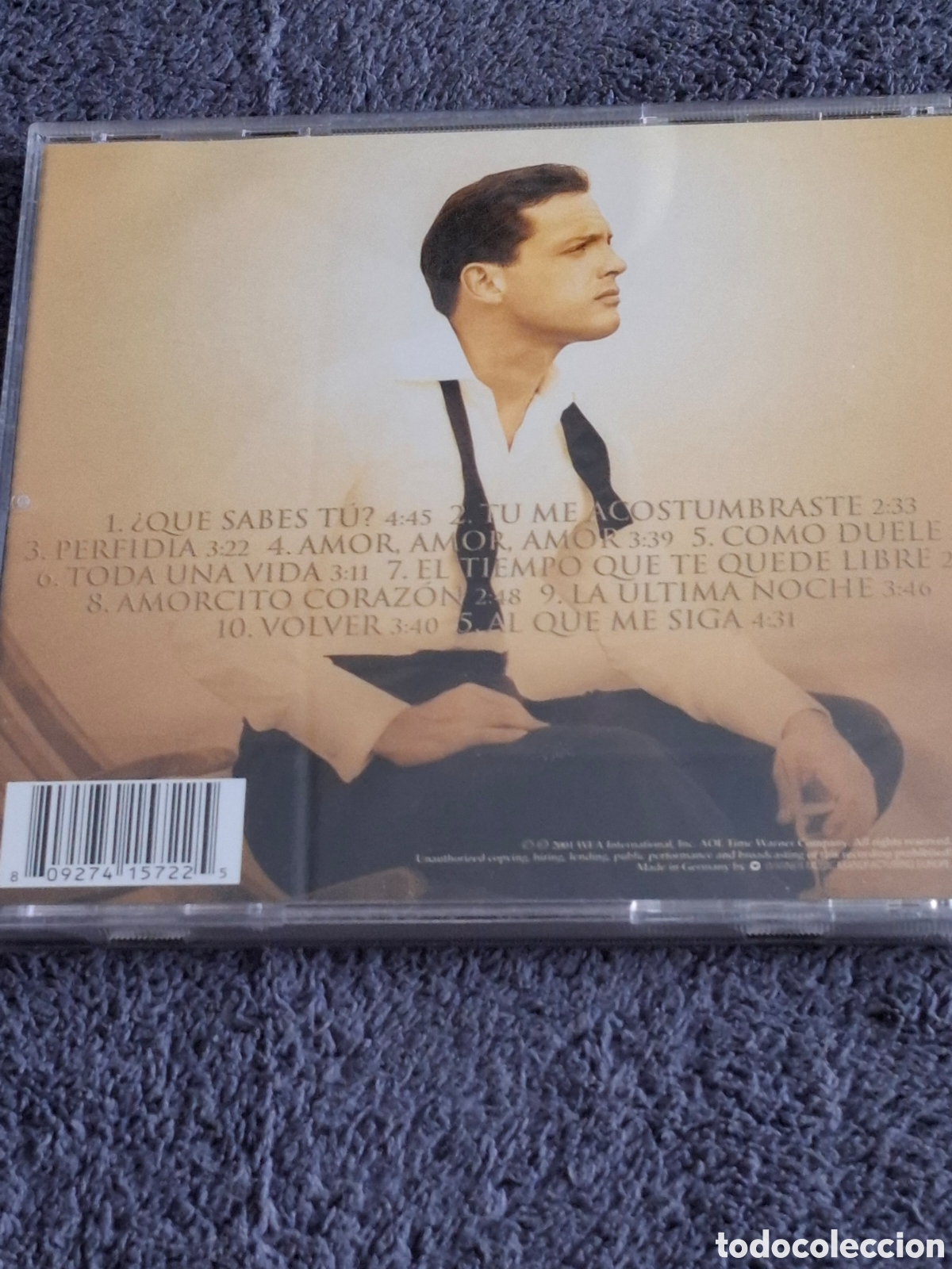 CDs de m&uacute;sica: CD46. Luis Miguel - Mis Romances, Wea 2001. - Foto 4