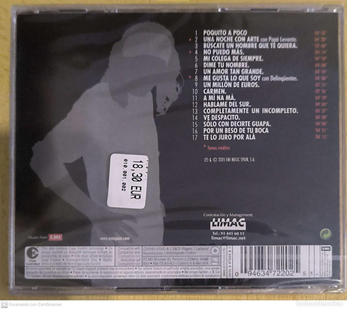CDs de m&uacute;sica: EL ARREBATO (GRANDES EXITOS) CD 2005 * Precintado - Foto 2