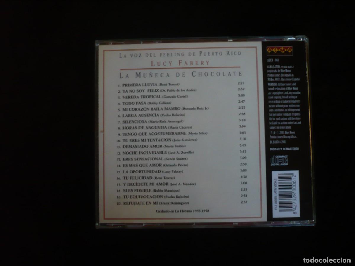 CDs de m&uacute;sica: lucy fabery - la mu&ntilde;eca de chocolate - cd como nuevo - Foto 2