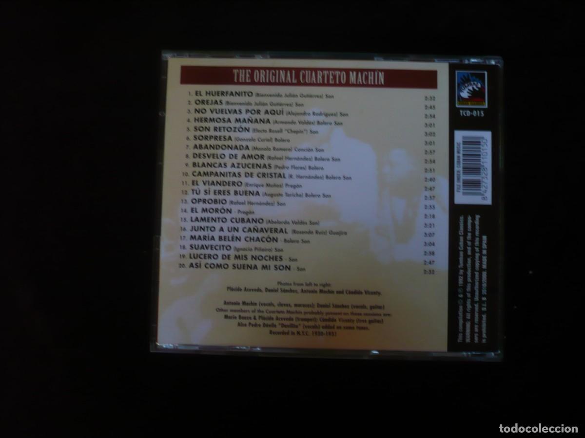 CDs de m&uacute;sica: the original cuarteto machin - cd como nuevo - Foto 2