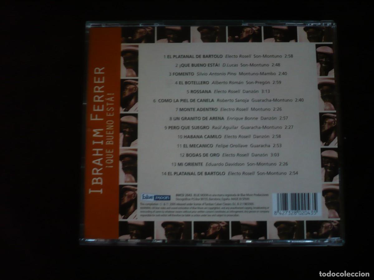 CDs de m&uacute;sica: ibrahim ferrer - que bueno esta - cd como nuevo - Foto 2