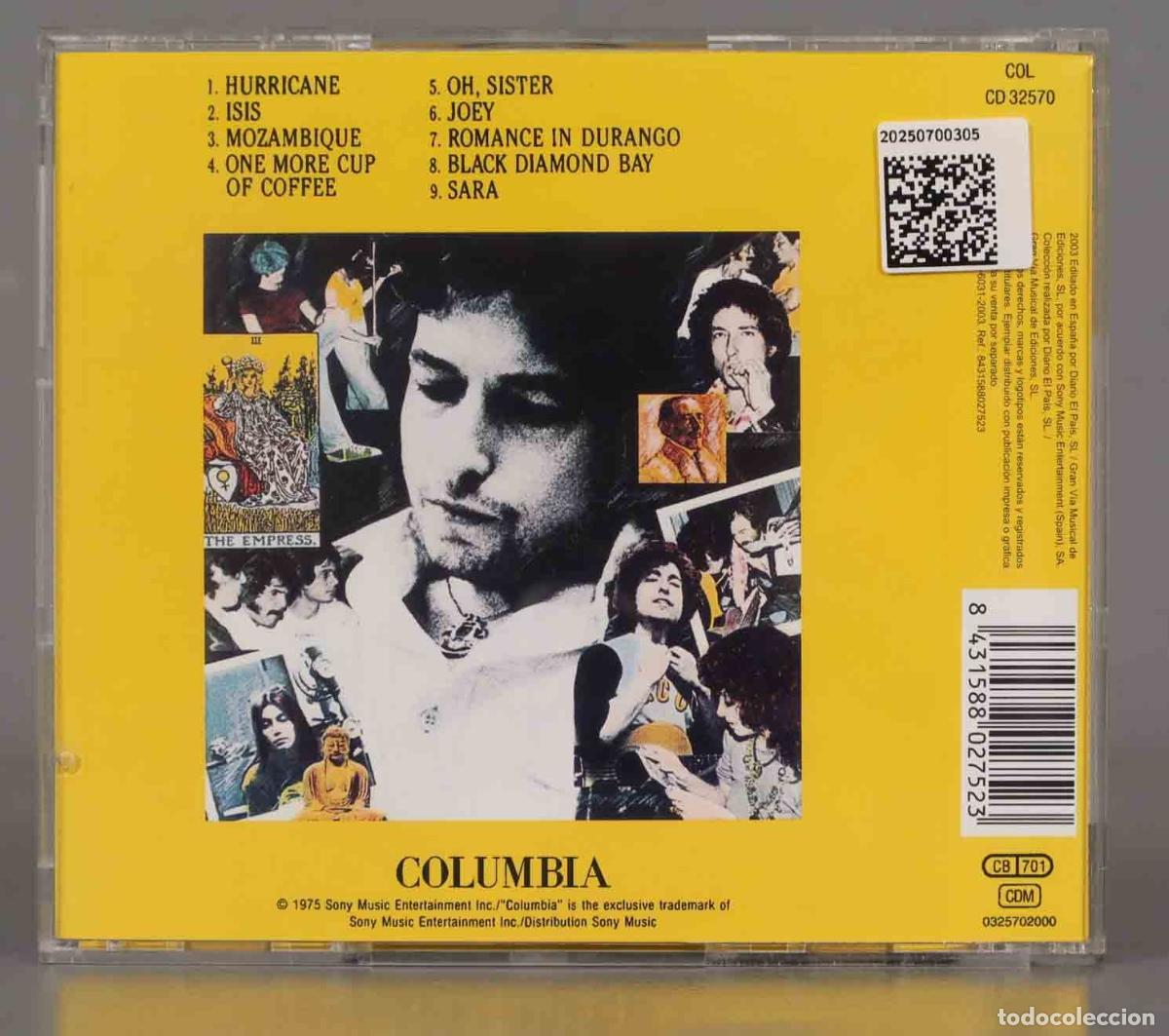 CDs de m&uacute;sica: CD. Bob Dylan &ndash; Desire - Foto 2