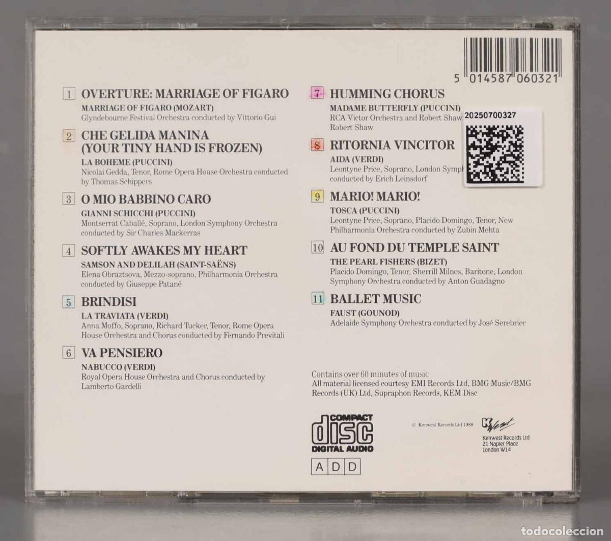CDs de m&uacute;sica: CD. Various &ndash; A Night At The Opera Volume Three - Foto 2
