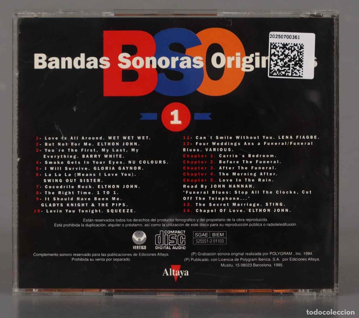 CDs de m&uacute;sica: CD. Various &ndash; Four Weddings And A Funeral - Foto 2