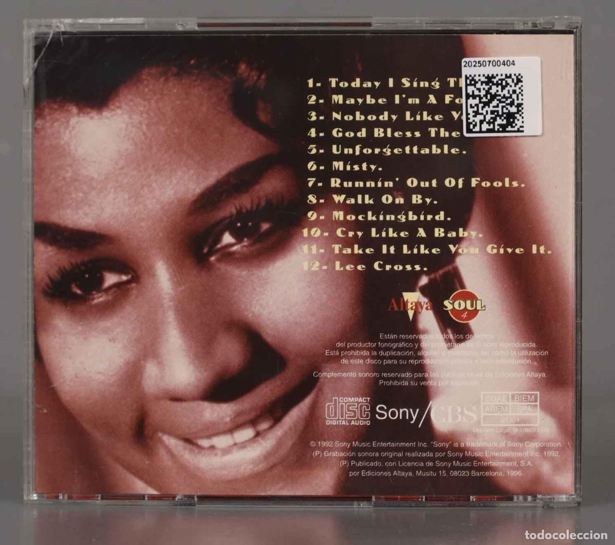 CDs de m&uacute;sica: CD. Aretha Franklin &ndash; Unforgettable - Foto 2