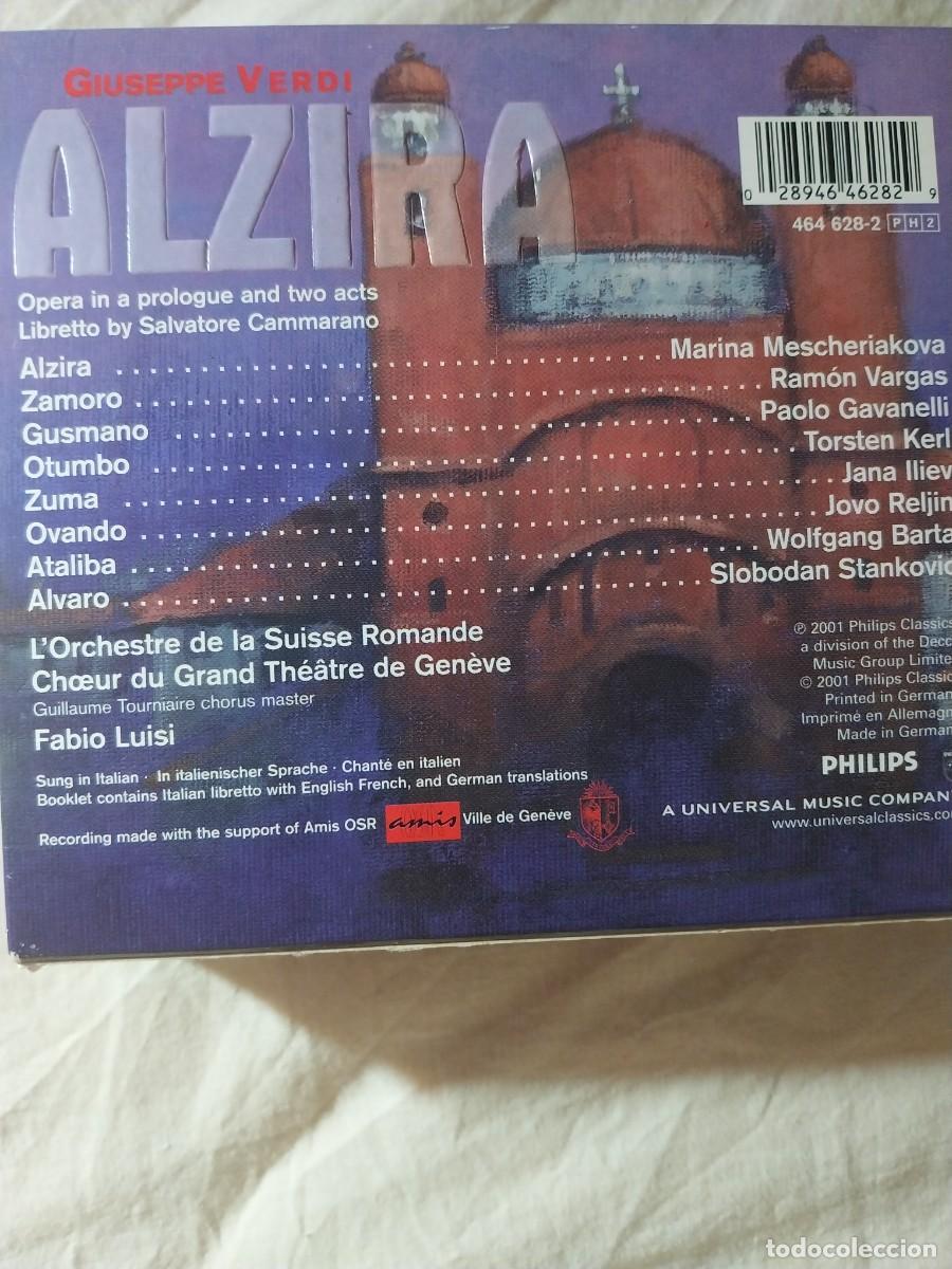 CDs de m&uacute;sica: ALZIRA DE GIUSEPPE VERDI - Foto 2