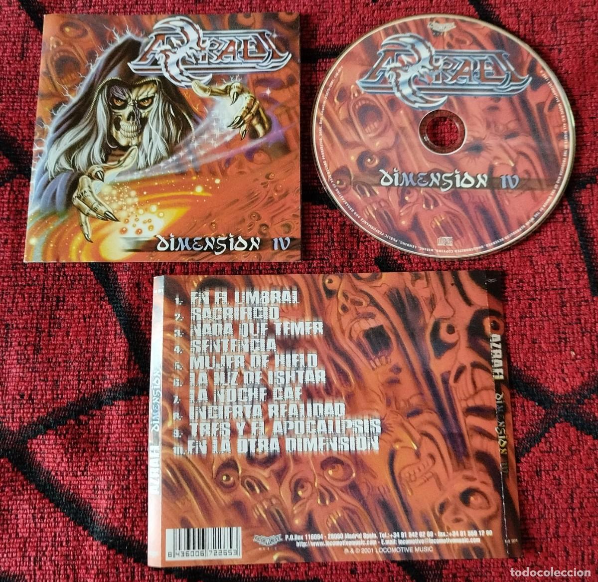 CDs de m&uacute;sica: AZRAEL ** Dimension IV ** CD 2001 - Foto 1