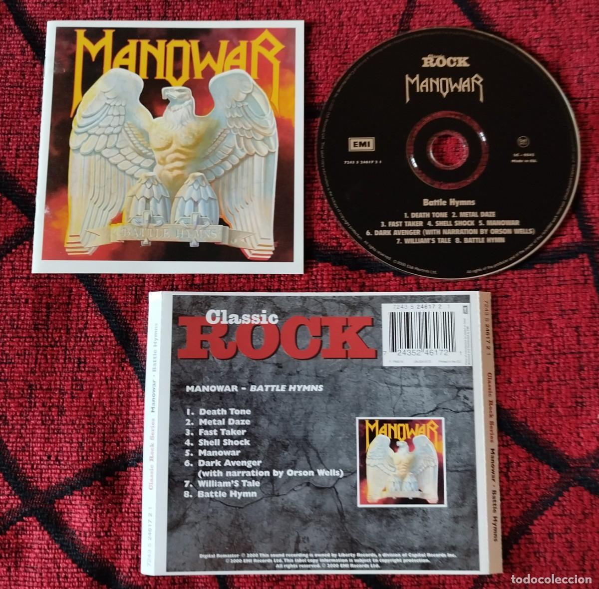 CDs de m&uacute;sica: MANOWAR ** Battle Hymns ** CD REEDICION 2000 - Foto 1