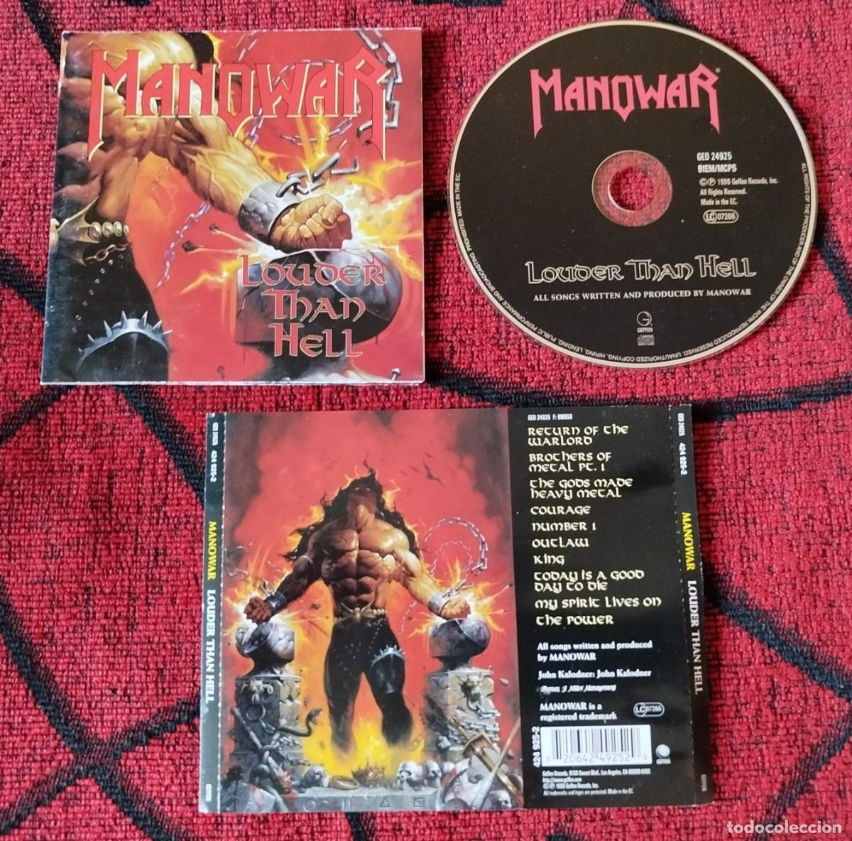 CDs de m&uacute;sica: MANOWAR ** Louder Than Hell ** CD 1996 - Foto 1