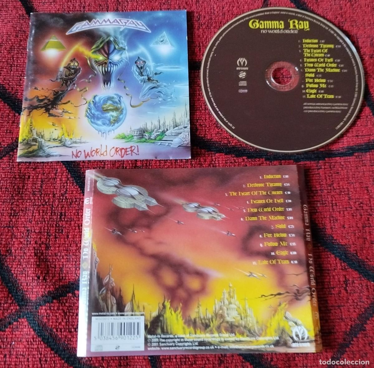 CDs de m&uacute;sica: GAMMA RAY ** No World Order ** 2001 UK CD - Foto 1