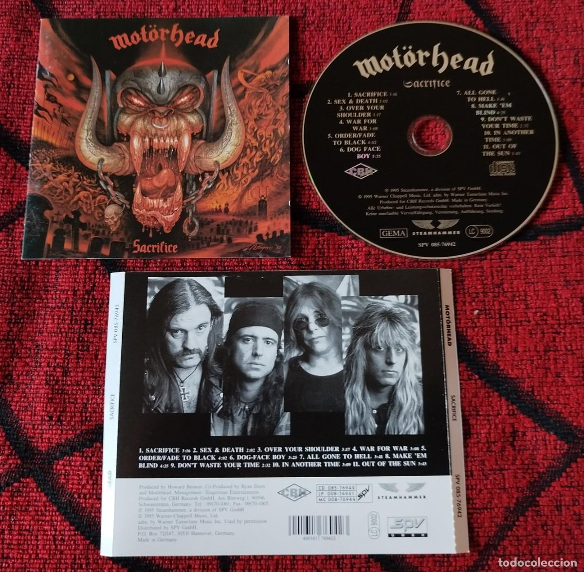 CDs de m&uacute;sica: MOTORHEAD ** Sacrifice ** CD ALEMANIA 1995 - Foto 1