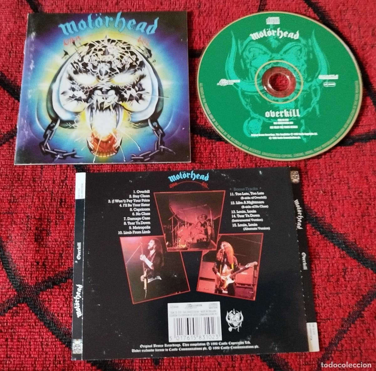 CDs de m&uacute;sica: MOTORHEAD ** Overkill ** CD REEDICION 1996 UK - Foto 1
