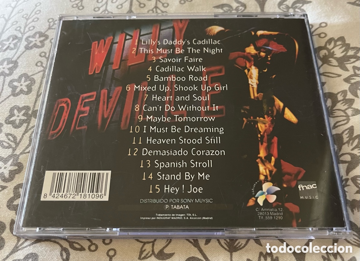 CDs de m&uacute;sica: WILLY DeVILLE - LIVE - CD - Foto 2