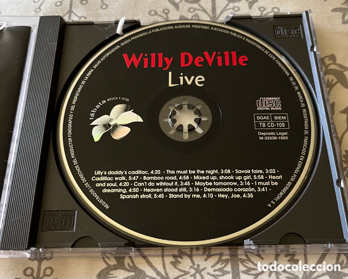 CDs de m&uacute;sica: WILLY DeVILLE - LIVE - CD - Foto 3