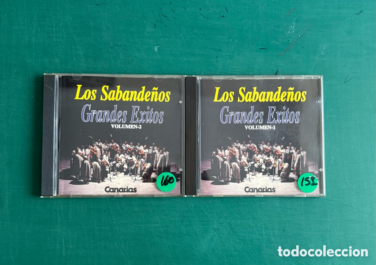 CDs de m&uacute;sica: CDs Los Sabande&ntilde;os - Grandes &eacute;xitos Vol. 1 y 2 - Foto 1