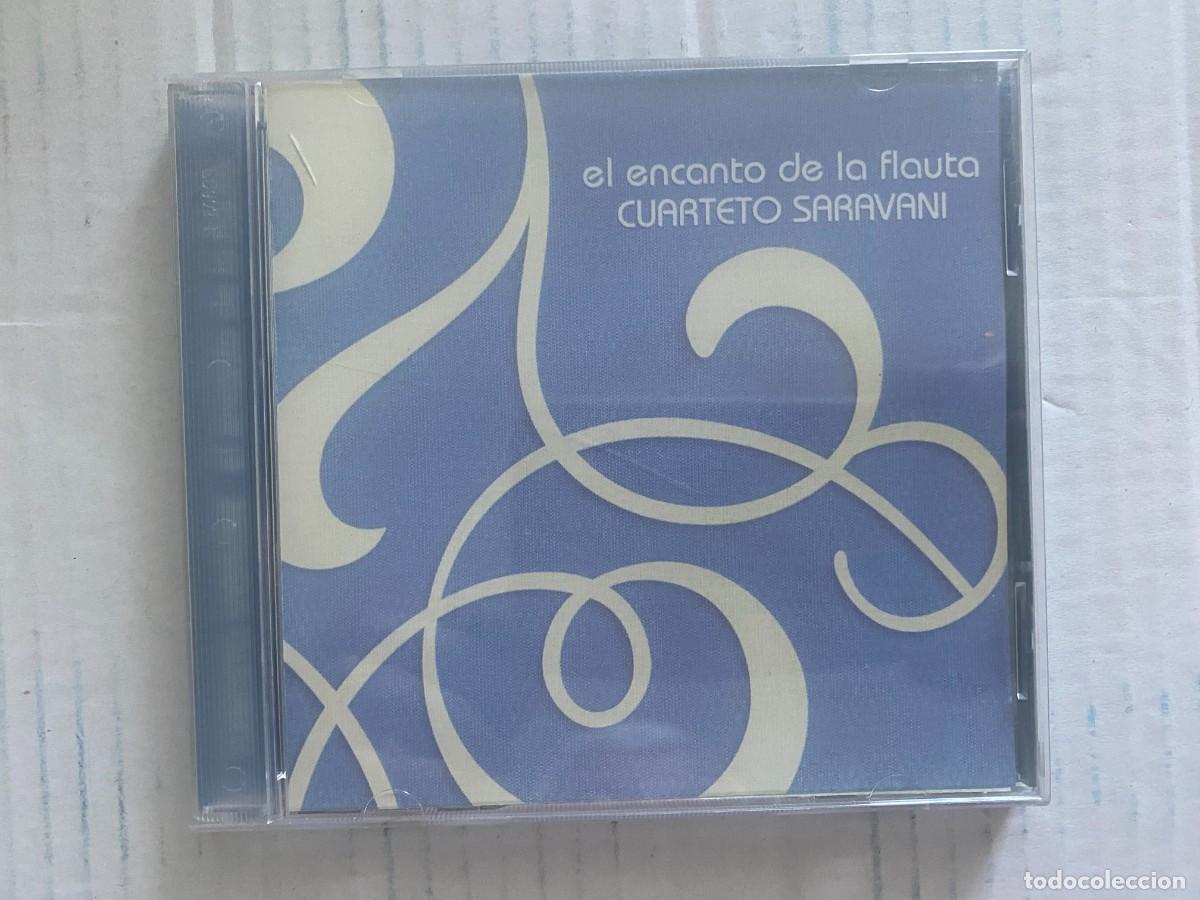 CDs de m&uacute;sica: CD CUARTETO SARAVANI - EL ENCANTO DE LA FLAUTA - Foto 1