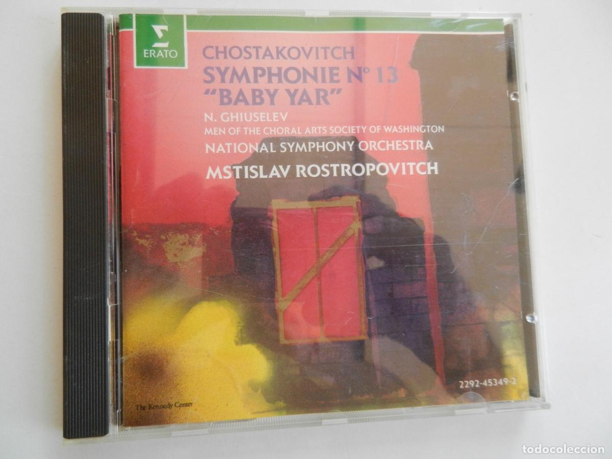CD di Musica: CHOSTAKOVITCH - SYMPHONIE N&ordm; 13 &rdquo;BABY YAR&rdquo; - MISTILAV ROSTROPOVITCH - CD