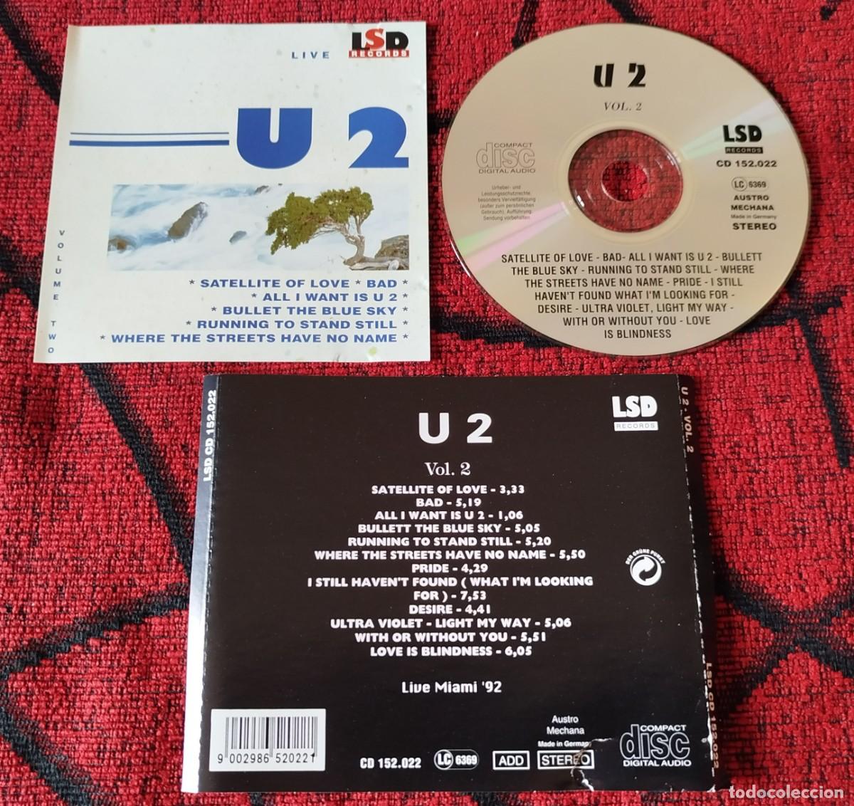 CDs de m&uacute;sica: U2 ** Volume Two (2) ** CD ORIGINAL EN DIRECTO - Foto 1