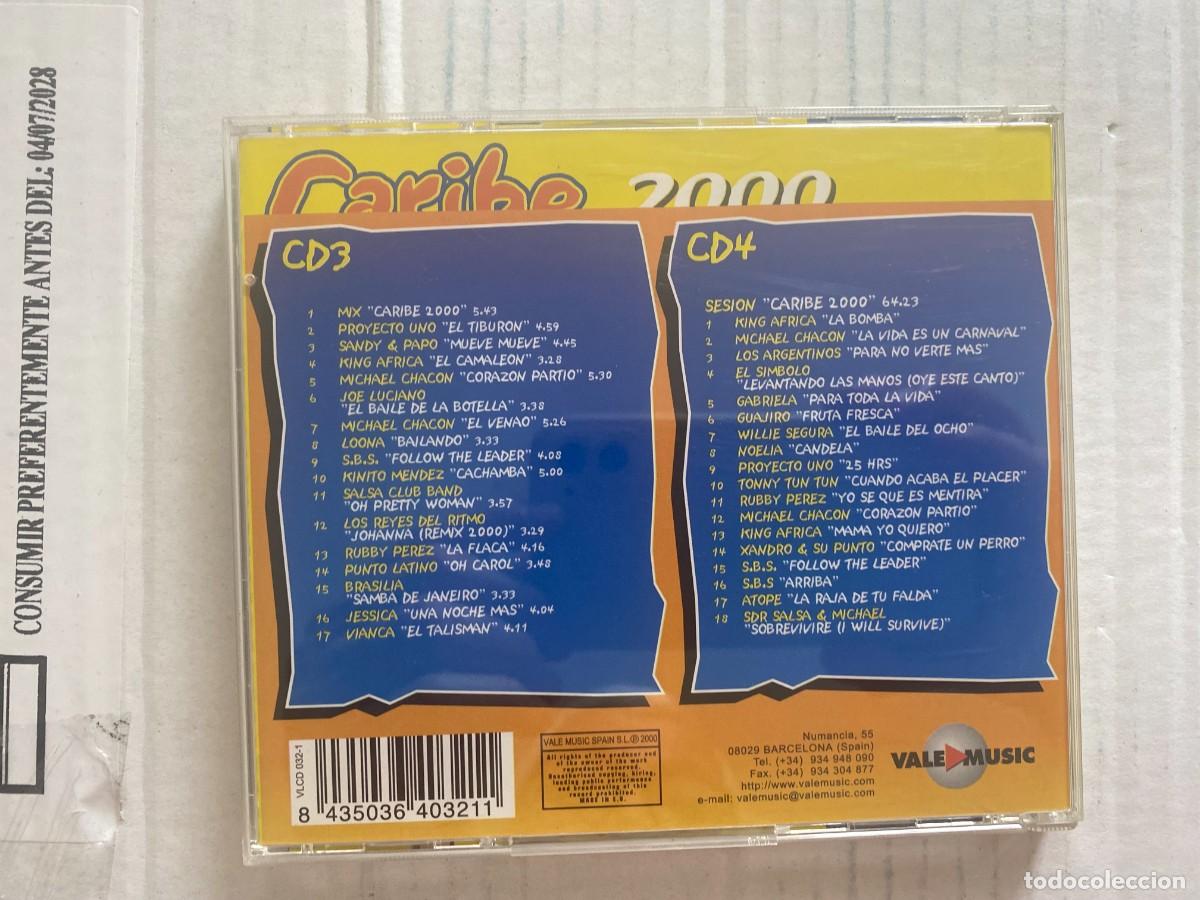 CDs de m&uacute;sica: CD DOBLE - CARIBE 2000 - LA BOMBA DEL VERANO - Foto 2
