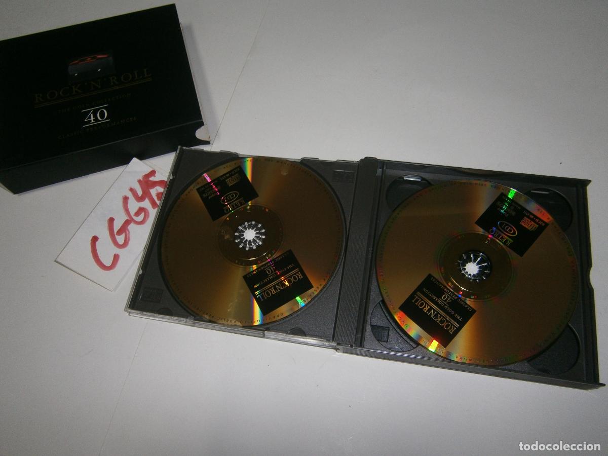 CDs de m&uacute;sica: ANTIGUO CD - ROCK&acute;N ROLL THE GOLD COLLECTION (2 CDS) - Foto 2