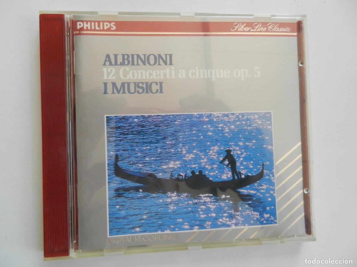 Musik-CDs: ALBINONI- 12 CONCERTI A CINQUE OP 5 - I MUSICI- PINA CARMIRELLI - PHILIPS - 1988