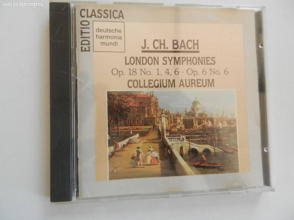 Musik-CDs: BACH- LONDON SYMPHONIES - OP 18- N&ordm; 1-4-6-OP 6-N&ordm; 6 -COLLEGIUM AUREUM - CD
