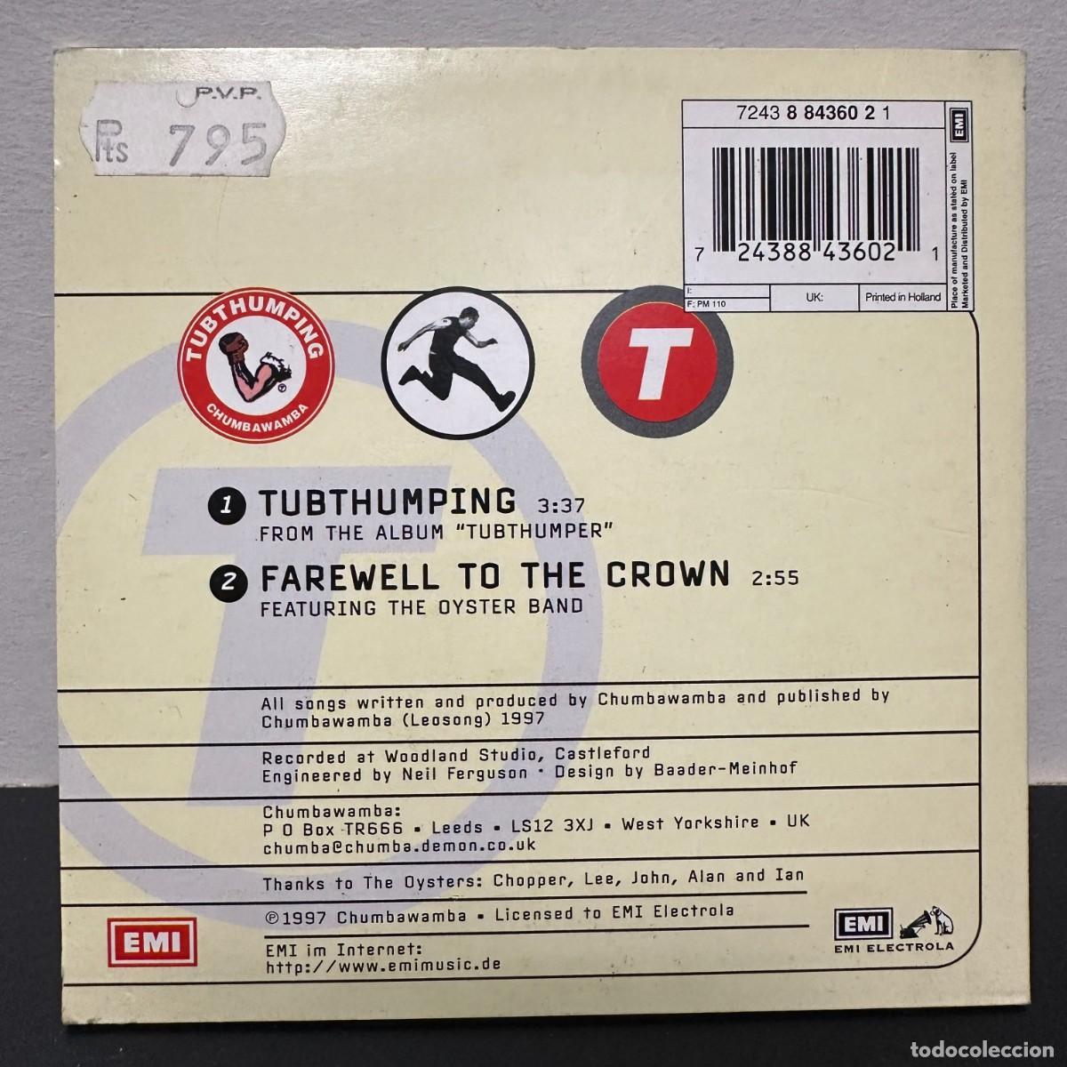CDs de m&uacute;sica: Chumbawamba - Tubthumping (CD) - Foto 2