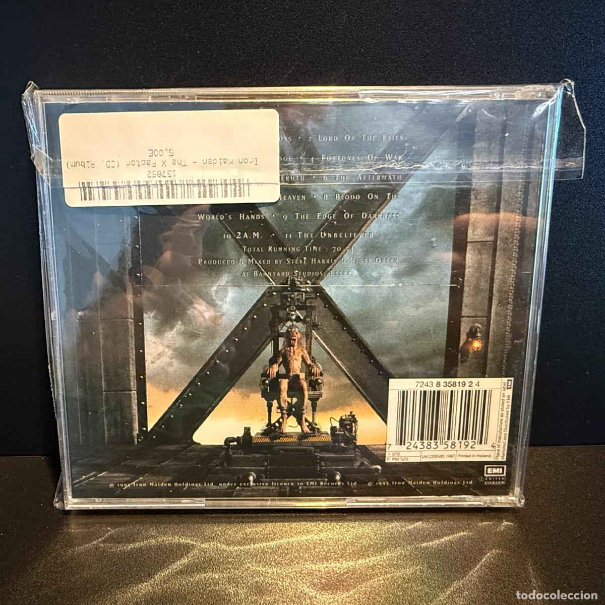 CDs de m&uacute;sica: Iron Maiden - The X Factor (CD) - Foto 2