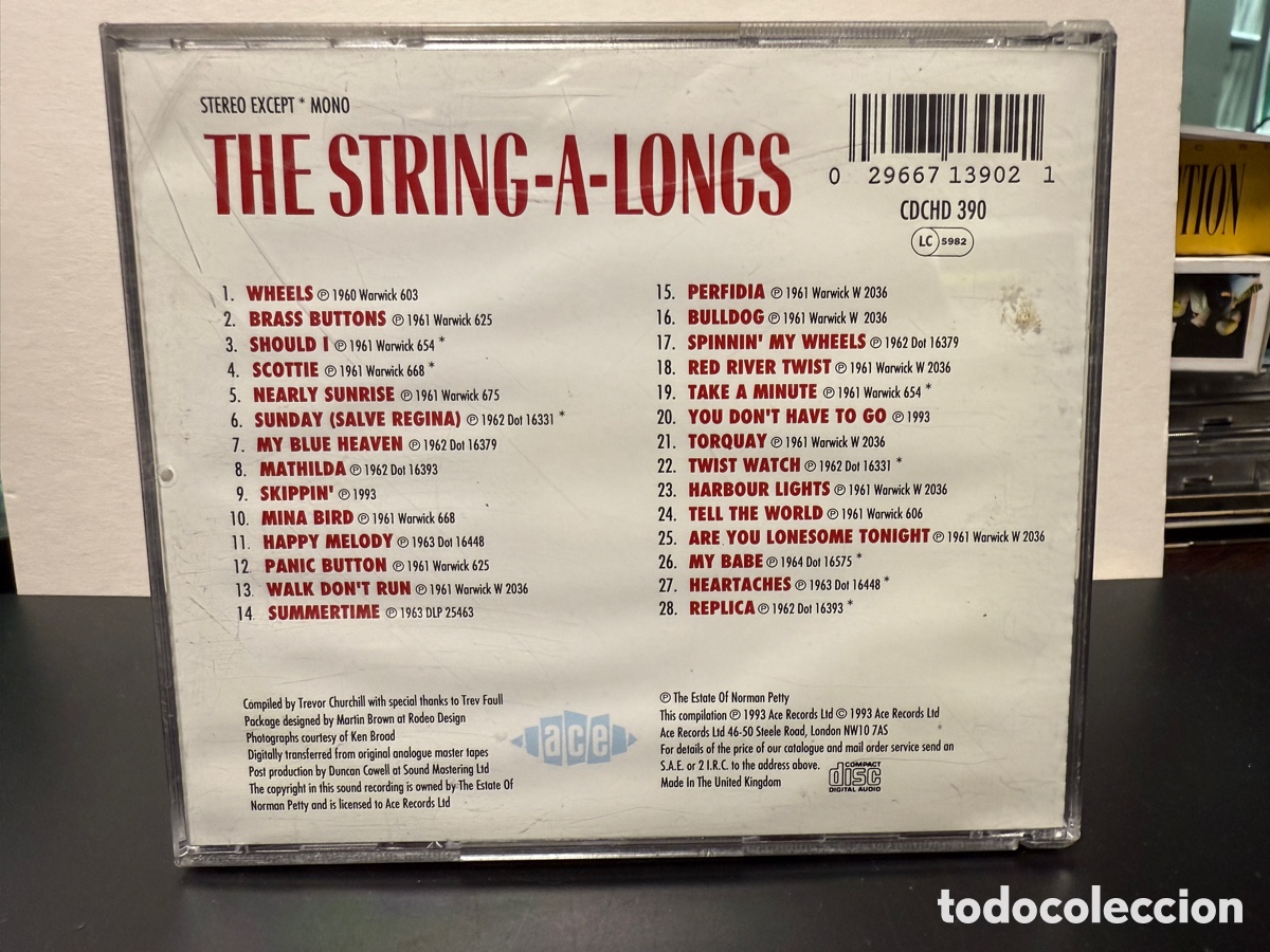 CDs de m&uacute;sica: The String-A-Longs - Wheels (CD) - Foto 2