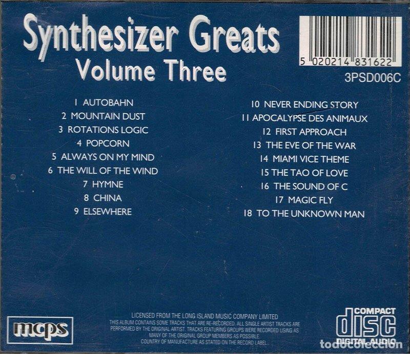 CDs de m&uacute;sica: Synthesizer Greats Vol. 3. CD - Foto 2